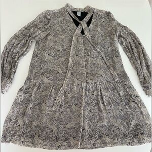 Paisley Long Sleeve Dress